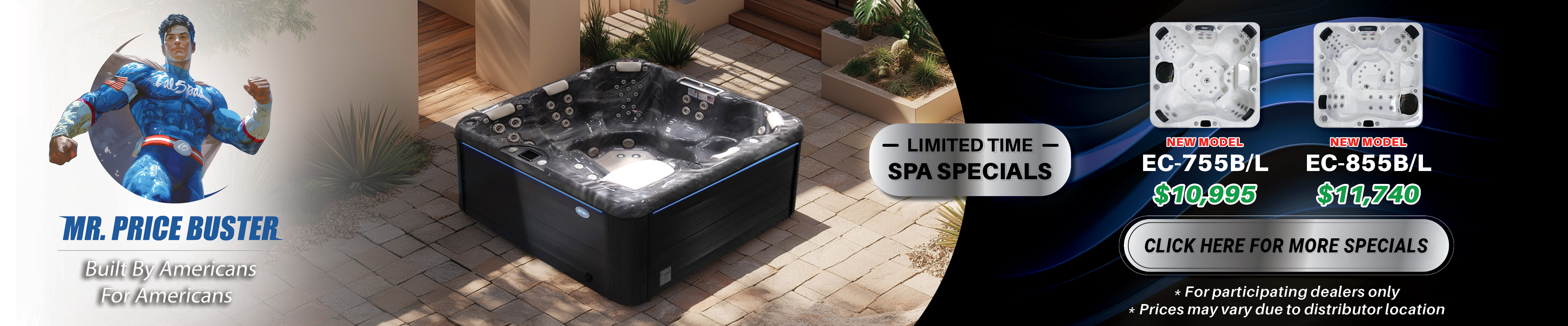 Calspas hot tub being used in a family setting - Norman